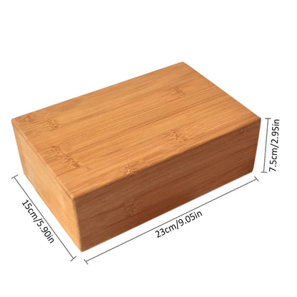 Bamboo Yoga Blocks Bricks Solid Wood